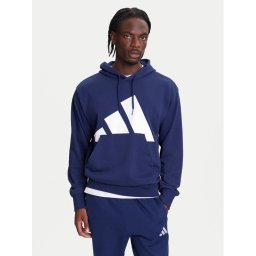 adidas Суитшърт Essentials Big Logo JE8890 Тъмносин Regular Fit