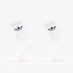 adidas Reflective Crew Socks 2-Pack White/ Reflective Silver M