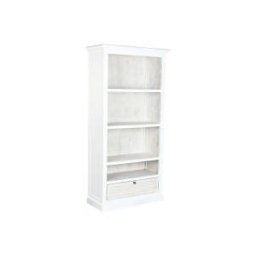Лавица Home ESPRIT Бял Дърво манго 90 x 40 x 180 cm