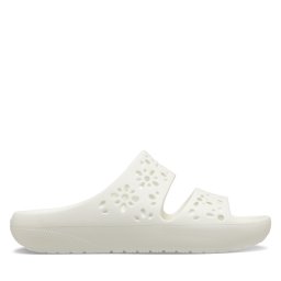 Чехли Crocs Classic Floral Cutout Sandal 210966 Бял