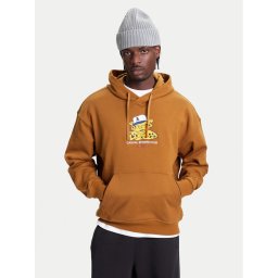 adidas Суитшърт Wabash JW0167 Кафяв Loose Fit