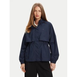 Tommy Hilfiger Ветровка WW0WW46444 Тъмносин Relaxed Fit
