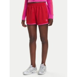 adidas Спортни шорти adicolor 3-Stripes Sprinter JZ3513 Червен Loose Fit