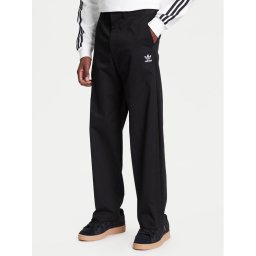 adidas Текстилни панталони Trefoil Essentials JD2442 Черен Regular Fit