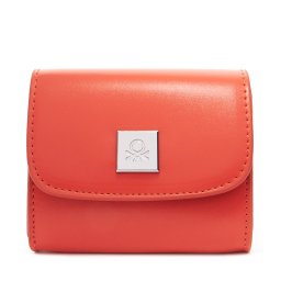 Малък дамски портфейл United Colors Of Benetton 6QTUDY075 Оранжев