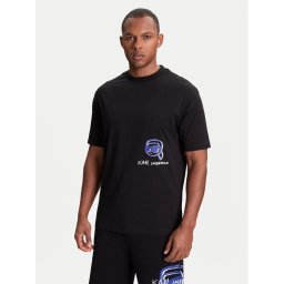 KARL LAGERFELD Тишърт 755144 553225 Черен Regular Fit