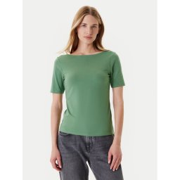 United Colors Of Benetton Тишърт 3FJHD109K Зелен Slim Fit