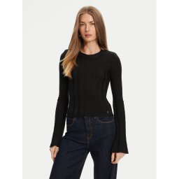Guess Пуловер W5YR13 Z3OT0 Черен Regular Fit