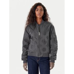 Guess Яке бомбър W5YL08 WHDK2 Сив Regular Fit