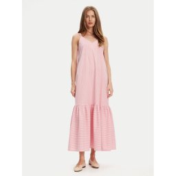 United Colors Of Benetton Лятна рокля 4SZRDV0B8 Розов Relaxed Fit