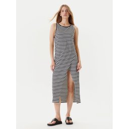 United Colors Of Benetton Лятна рокля 3W0C5V02F Черен Regular Fit