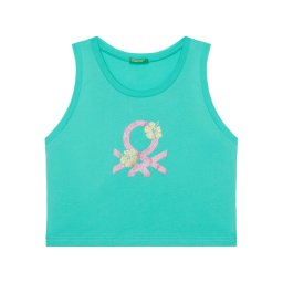 United Colors Of Benetton топ 3I1XCH01Z Зелен Relaxed Fit