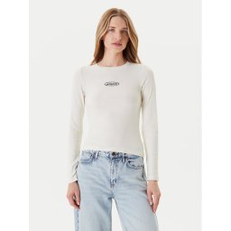 Guess Jeans Блуза W5YP38 KA0H1 Екрю Slim Fit