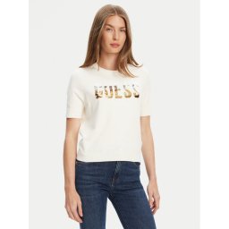 Guess Пуловер W5YR25 Z2NQ2 Екрю Regular Fit