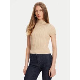 Guess Пуловер W5YR04 Z0040 Бежов Regular Fit