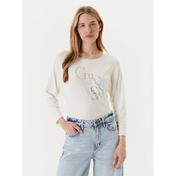 Guess Пуловер W5YR22 Z2NQ2 Екрю Regular Fit