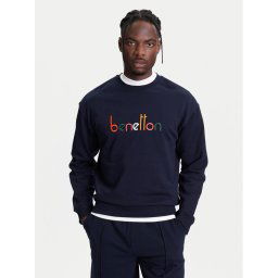 United Colors Of Benetton Суитшърт 3FWYU109S Тъмносин Regular Fit