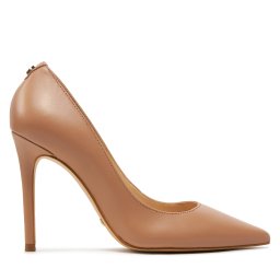 Обувки на ток Guess Gabben FLTGAB LEA08 Бежов