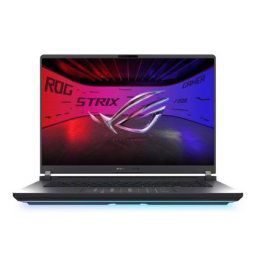 Лаптоп Asus Strix G16 G615LR-S5152W,INTEL ARL HX Ultra 9, 16.0 WQXGA 2560X1600 16:10 Bend+500nits AG Wide View, 240Hz,DDR5 32GB ( 16GB DDR5-5600 SO-DIMM *2 ) ,1TB , RTX5070 Ti 12GB,Wi-Fi 7 ,Backlit Kbd 4-Zone RGB, Windows 11,Eclipse Gray +ROG backpack