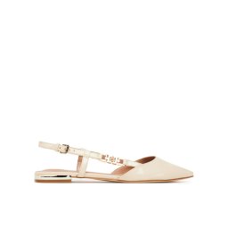 Guess Балеринки FLTFR2 PAF05 Екрю