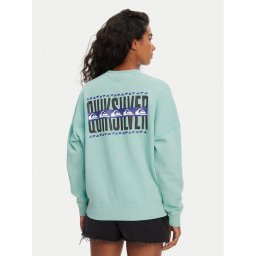 Quiksilver Суитшърт EQWFT03179 Електриков Oversize