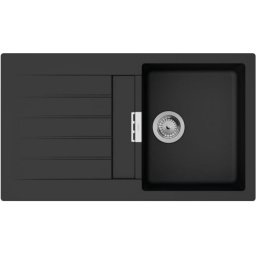 Hansgrohe S520-F345 Graphite black Мивка за вграждане