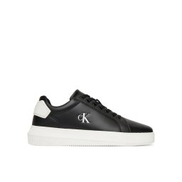Calvin Klein Jeans Сникърси Chunky Cupsole Ru Patch Lth YM0YM01296 Черен