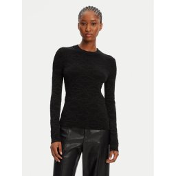 HUGO Пуловер Satero 50542604 Черен Slim Fit