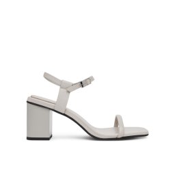 Calvin Klein Сандали Block Heel Sandal 75 Lth HW0HW02650 Сив