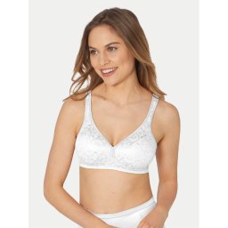 Triumph Безшевен сутиен Elegant Cotton 10100175 Бял