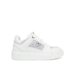 Guess Сникърси FLTDL2 LEA12 Бял