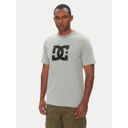 DC Shoes Тишърт ADYZT05373 Сив Regular Fit