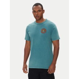 DC Shoes Тишърт ADYZT05458 Зелен Regular Fit