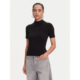 Miss Sixty Поло 6S1RJ37100 Черен Slim Fit