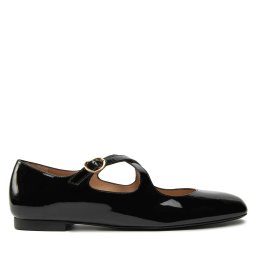 Балеринки Stuart Weitzman Clem Flat SK070 Черен