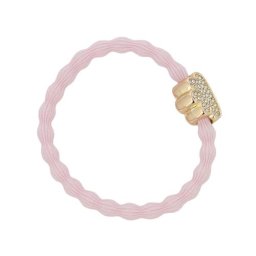By Eloise London Bling Charms Cloud гривна / ластик за коса цвят розов