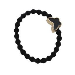 By Eloise London Enamel Gold Butterfly Black гривна / ластик за коса