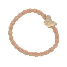 By Eloise London Gold Butterfly Peach гривна / ластик за коса