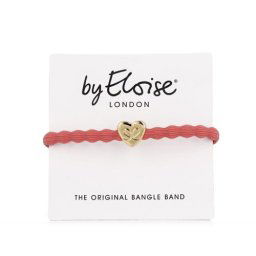 By Eloise London Gold Heart Coral гривна / ластик за коса