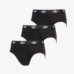 Slipy adidas Brief 3-Pack Black M