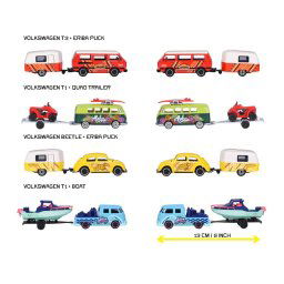 Коли VW The Originals Trailer, 4 вида, Majorette 8504102000