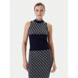 Guess Пуловер W3YR26 Z37K0 Тъмносин Regular Fit