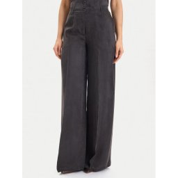 Guess Текстилни панталони W5YB02 WH5N2 Черен Regular Fit