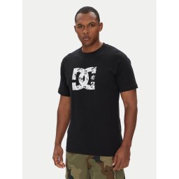 DC Shoes Тишърт ADYZT05461 KVJ0 Черен Regular Fit