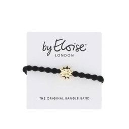 By Eloise London Bling Charms Gold Diamanté Sun Black гривна / ластик за коса