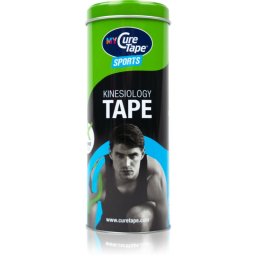 CureTape® Sports фиксираща лента метална кутия боя Lime, Black, Blue 3x2.5 м