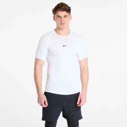 Тениска Nike Pro Men's Dri-FIT Tight Short-Sleeve Fitness Top White/ Black XXL