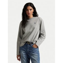 Polo Ralph Lauren Блуза 211967105003 Сив Straight Fit