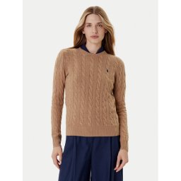 Polo Ralph Lauren Пуловер 211971865002 Бежов Slim Fit