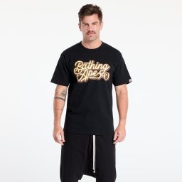 Тениска A BATHING APE Bathing Ape Script Logo Tee UNISEX Black/ Brown L